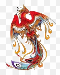 Download Wind Chinese Simurgh Phoenix Png Free Photo Clipart - Death Before Dishonor Tattoo Designs,Phoenix Png