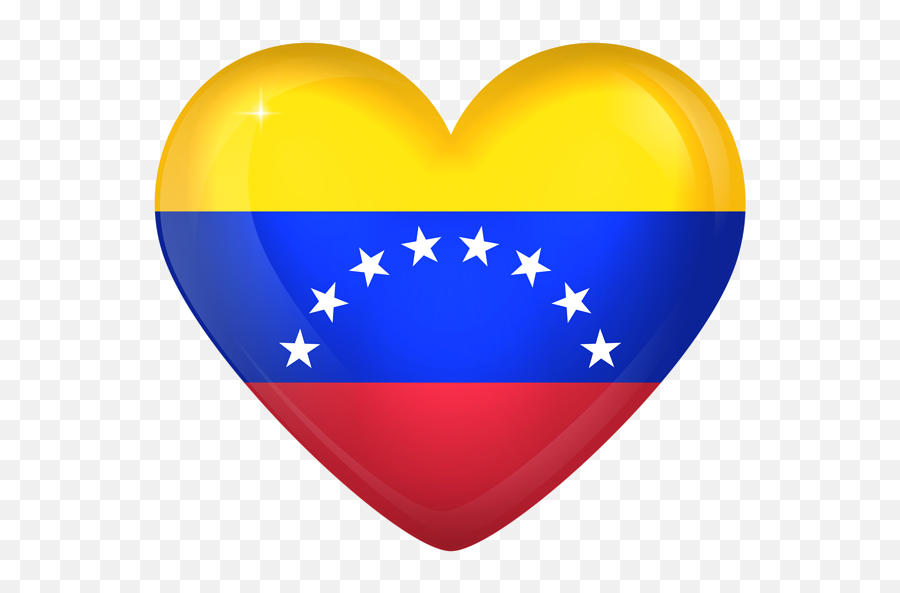 Venezuela Large Heart Flag - Venezuela Flag Heart Png,Venezuela Flag Png