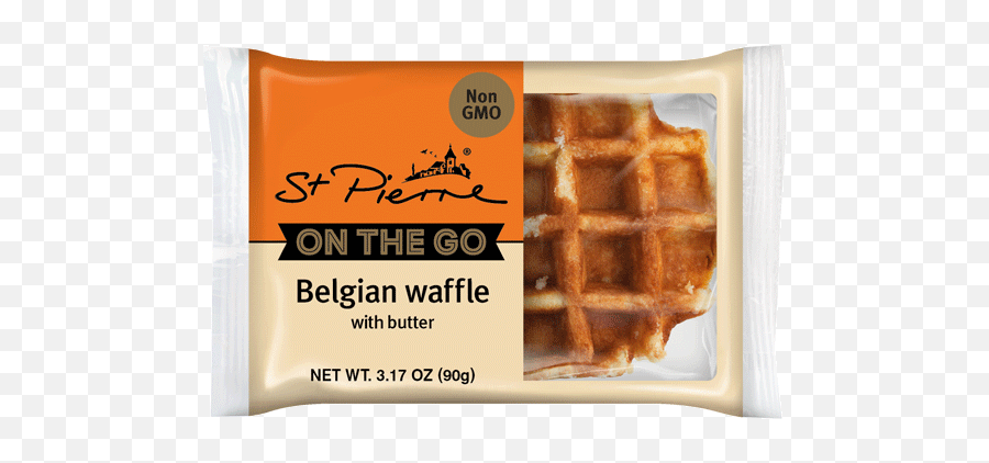 Belgian Waffle With Butter - St Pierre Sugar Waffle Png,Waffle Transparent
