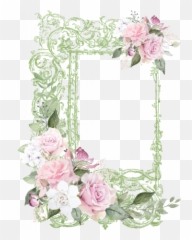 Rose Frame Graphic - Floral png
