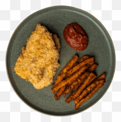 Chicken Tenders With Jicama Fries - Platter Png,Chicken Tenders Png