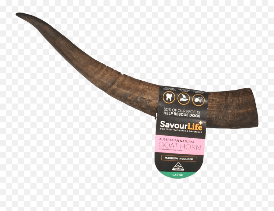 Savourlife Goat Horn Large Dog Oral Hygiene - Solid Png,Goat Horns Png