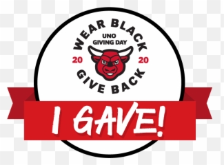 Downloads Wear Black Give Back Uno Giving Day 2020 - Language png