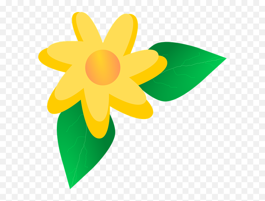Flower Yellow Clipart - Çiçek Clipart Png,Green And Yellow Flower Logo