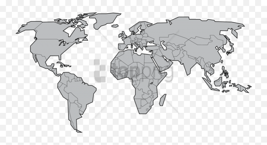 Download Hd Free Png Blank Color World Map World Map Svg Outline Blank World Map Png Free Transparent Png Images Pngaaa Com