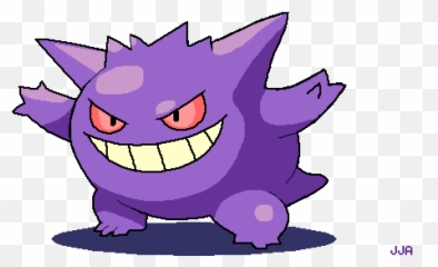 Gengar Stickers For Android Ios - Mean Look Pokemon Gif png