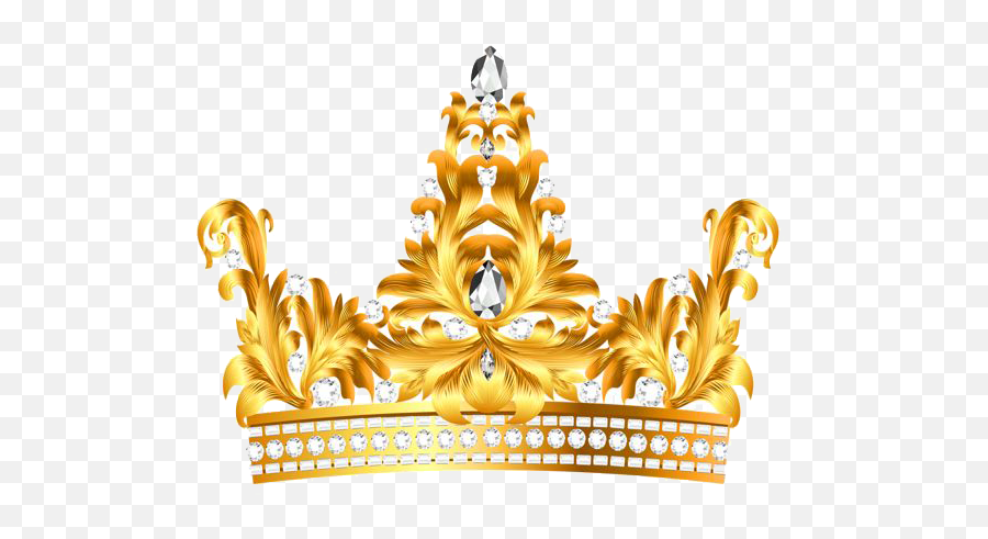 Gold Crown Png Transparent Picture - Gold Queen Crown Png,Gold Crown Transparent Background