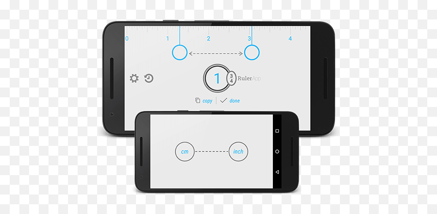 Ruler App For Android Measure Length With Your Phone - Centimeters Phone Png,Galaxy S7 Icon Size