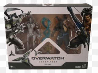 Overwatch Ultimates Dual Pack - Genji Hanzo 6 Figures Overwatch Action Figures Genji Png,Hanzo Png