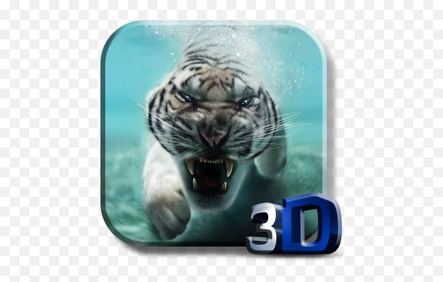 Tiger Video Live Wallpaper App Download - Computer Png,Bengal Tiger Icon -  free transparent png images 