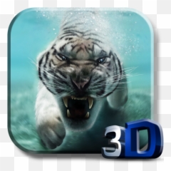 Tiger Video Live Wallpaper App Download - Computer Png,Bengal Tiger Icon