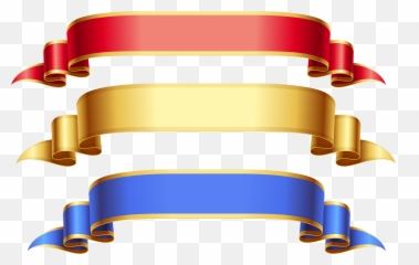 Red Gold Blue Ribbon Banner Png 40199 - Free Icons and PNG Gold And Blue Ribbon