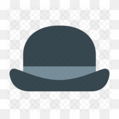 Free Bowler Hat Icon Of Flat Style - Costume png