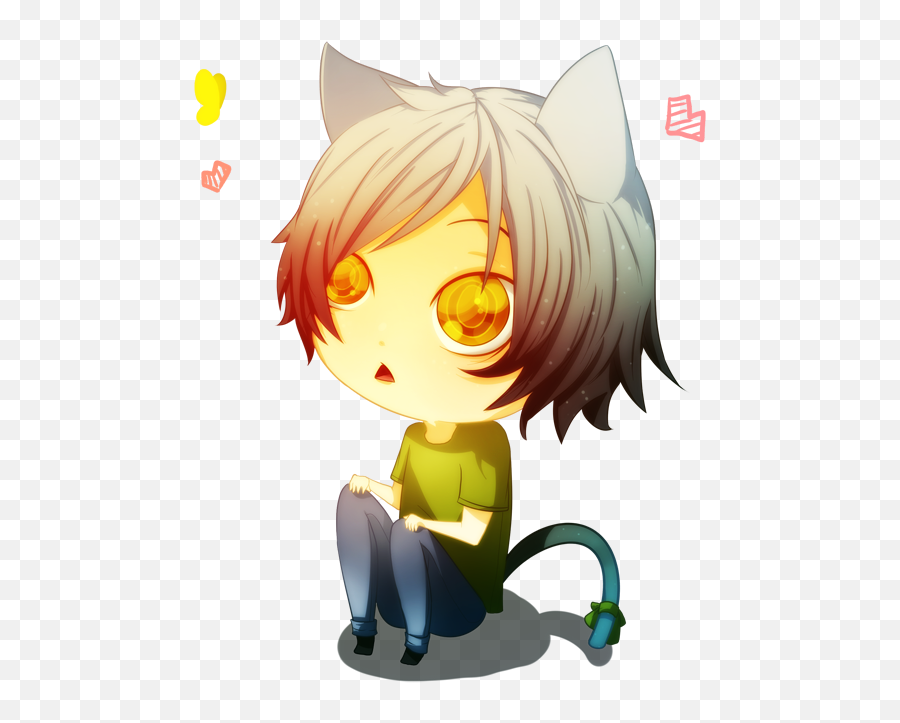 Library Of Cat Ear Graphic - Boy Cute Anime Characters Png,Anime Cat Png -  free transparent png images 