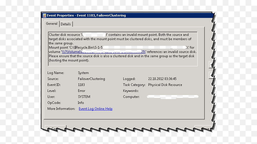 Cluster Disk Resource Xx Contains An Invalid Mount Point - Dot Png,Mount Drive Icon