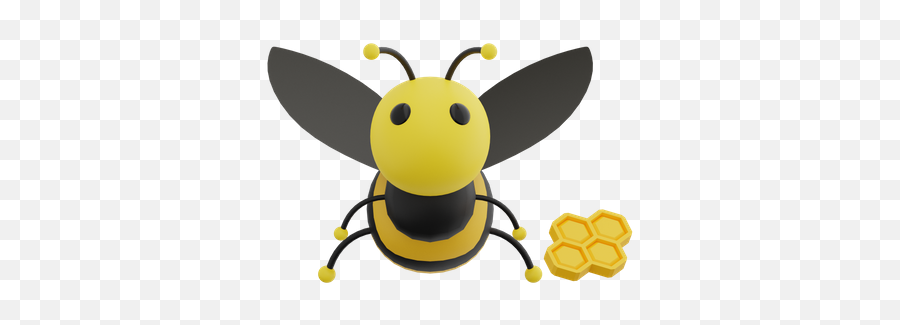 Cute Ant 3d Illustrations Designs Images Vectors Hd Graphics - Happy Png,Cute Bee Icon