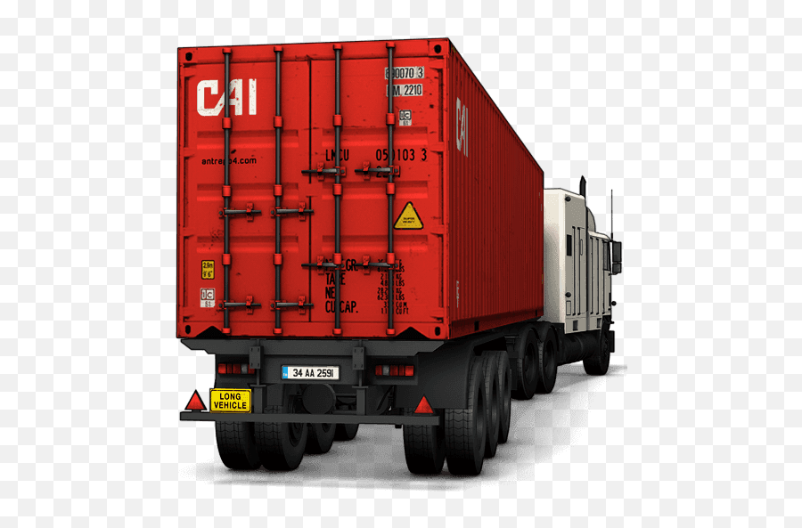 Cai4 - Free Download Container Truck Png Transparent,Icon Rig