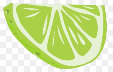 Lime Half Slice Svg Vector Clip Art - Graphics png