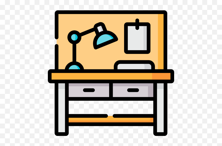 Work Table - Free Furniture And Household Icons Ball On Chair Outline Png,Table Work Icon