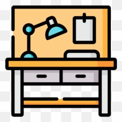 Work Table - Free furniture and household icons Ball On Chair Outline png
