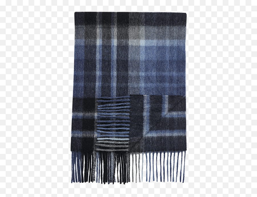 Joseph Abboud Cashmere Scarf Blue U0026 Gray Plaid - Menu0027s Sale Blue Plaid Mens Scarf Png,Icon Collection Scarves