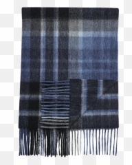 Joseph Abboud Cashmere Scarf Blue U0026 Gray Plaid - Menu0027s Sale Mens png