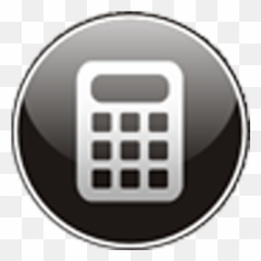 Transparent Calculator U2013 Apps - White Icon Black png