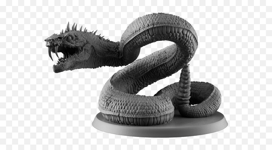 Basilisk Snake Png Image Background - Snake Serpent Png,Black Snake Png