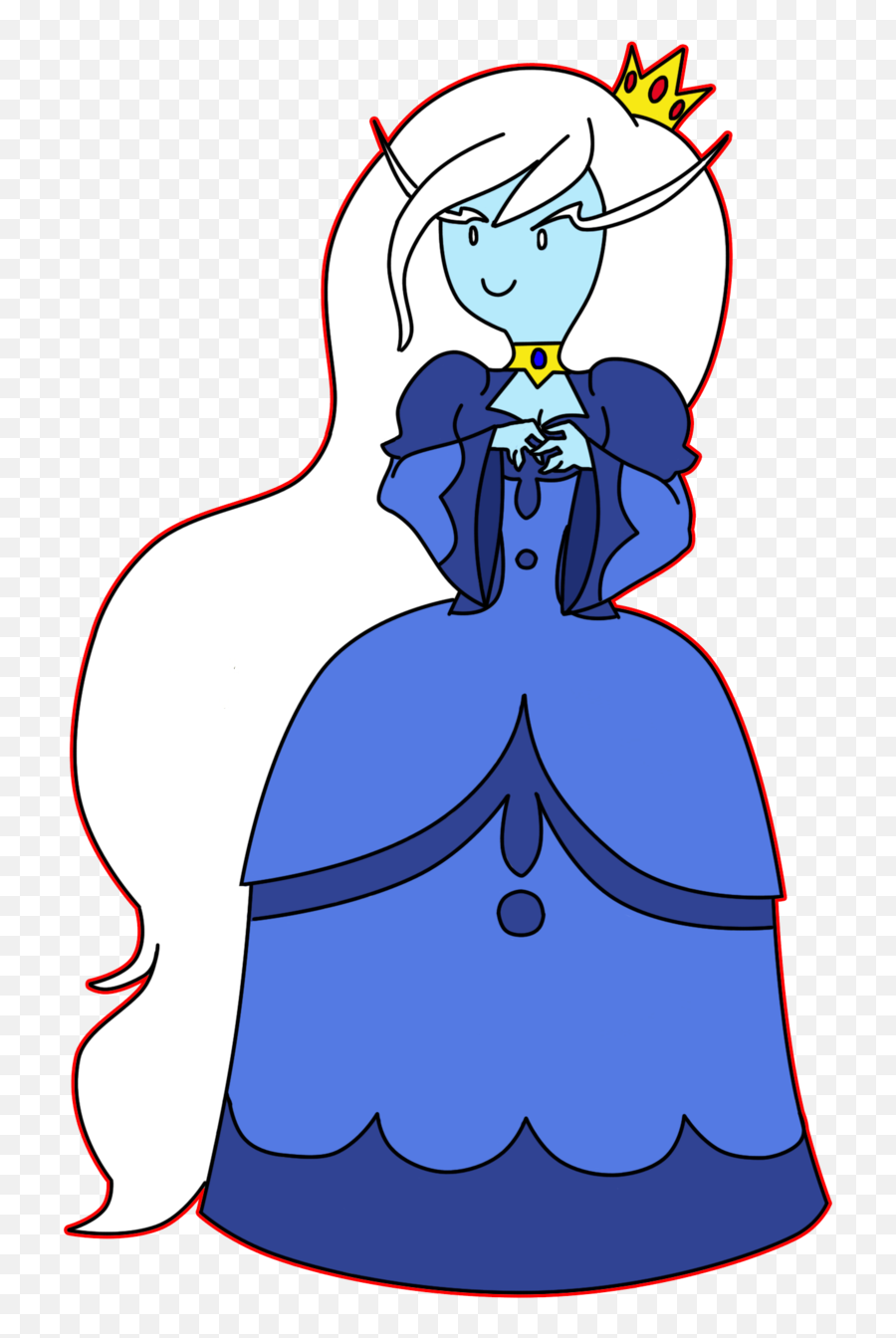 Ice Queen Adventure Time Princesses - Ice Queen Adventure Time Png,Adventure Time Transparent