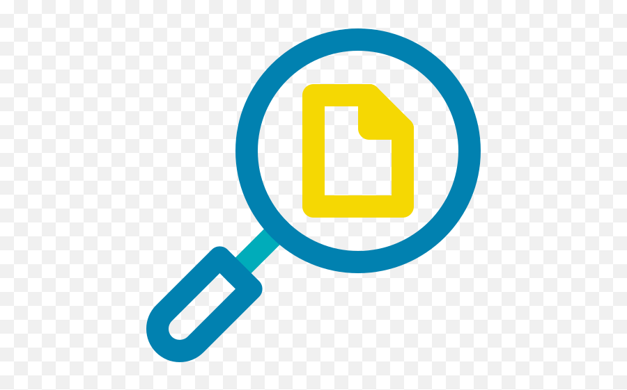 Archive Big Data Document Magnifying Glass Search Icon - Language Png,Magnifying Glass Icon Free