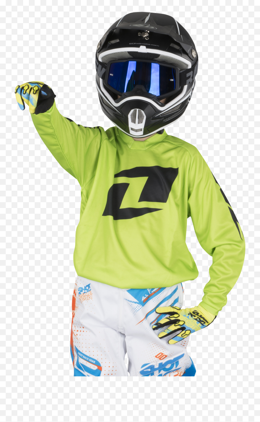 Oneindustries Atom Icon Youth Motocross Jersey Green - Now Png,Atom Icon Jersey