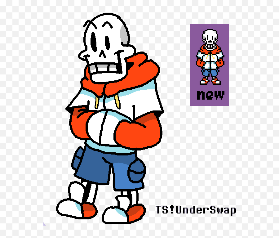 Image Result For Ts Underswap - Ts Underswap Papyrus Sprite Ts Underswap Papyrus Sprite Png,Papyrus Png
