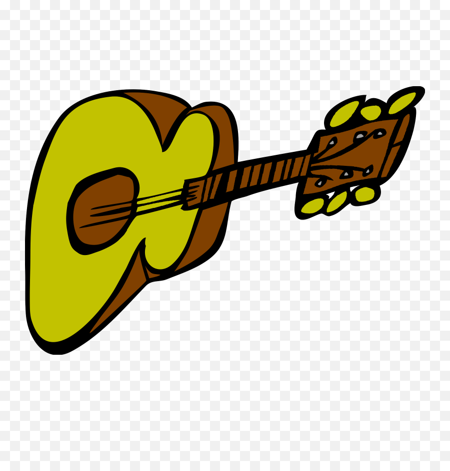 Cartton Guitar - Guitar Clip Art Png,Cartoon Guitar Png