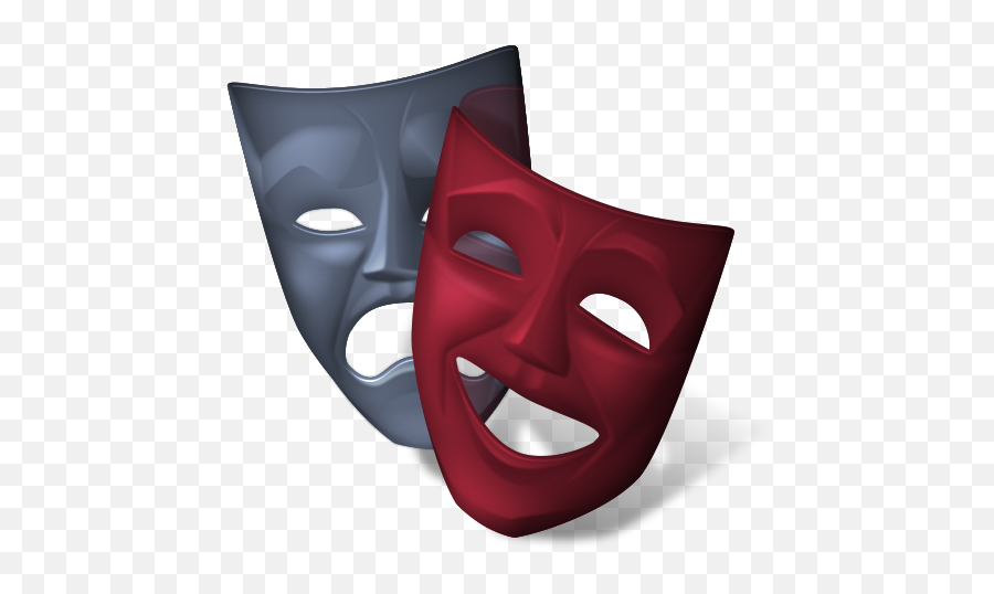 Theatre Mask Icon - Theatre Masks Png 512x512 Png Mask Theatre Icon Png,Theater Masks Png
