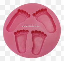 Silicone Mould - Baby Feet Footprint Png,Baby Feet Png