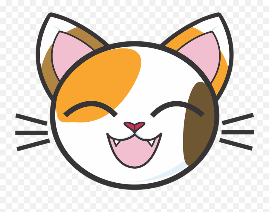 Cute Cartoon Cat Png 5 Image - Png Cat Face Cartoon,Cute Cat Png