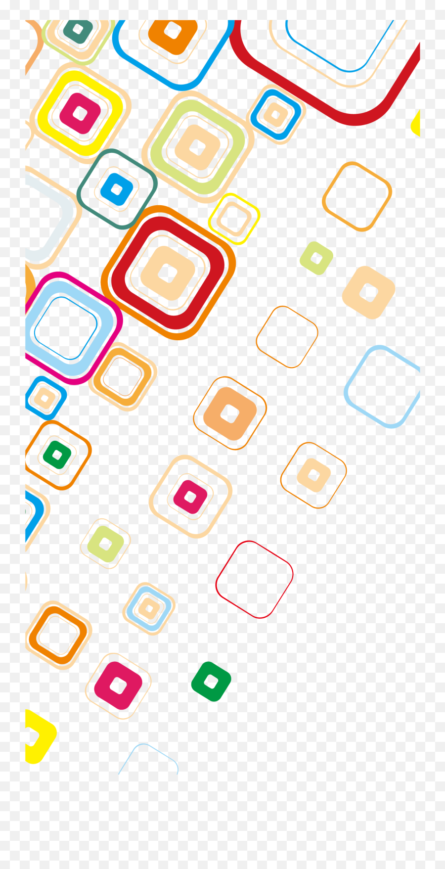 Download Square Color Pattern Material Vector Design Circle - Transparent Background Abstract Png Png,Orange Circle Png