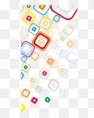 Download Square Color Pattern Material Vector Design Circle - Transparent Background Abstract Png Png,Orange Circle Png