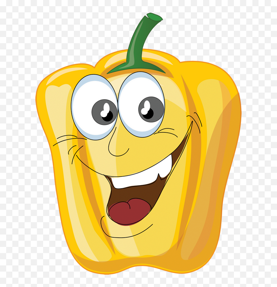 Cartoon Smiley Face Png - Vegetable Cartoon Png Clipart Gif Fruits And Vegetables,Happy Face Png