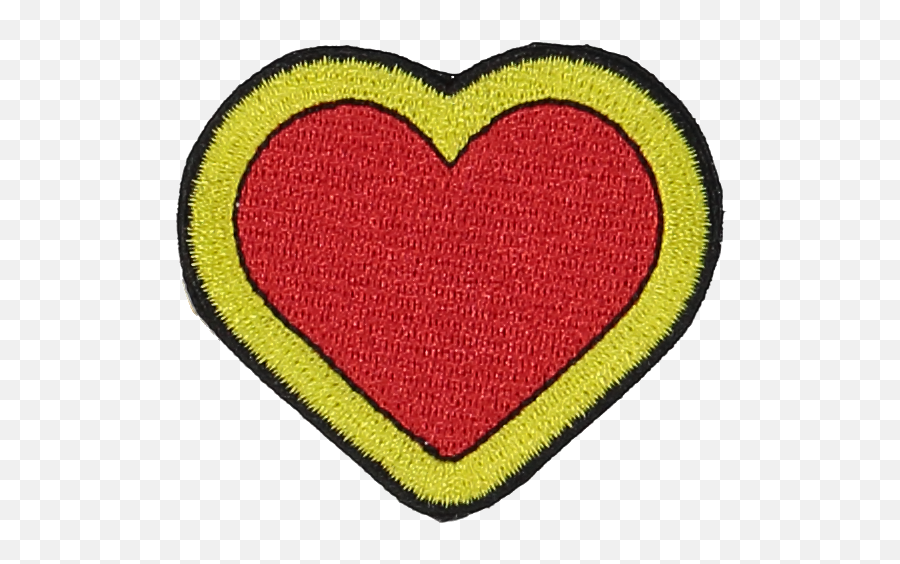 Primary Heart Sticker Patch - Heart Png,Heart Sticker Png