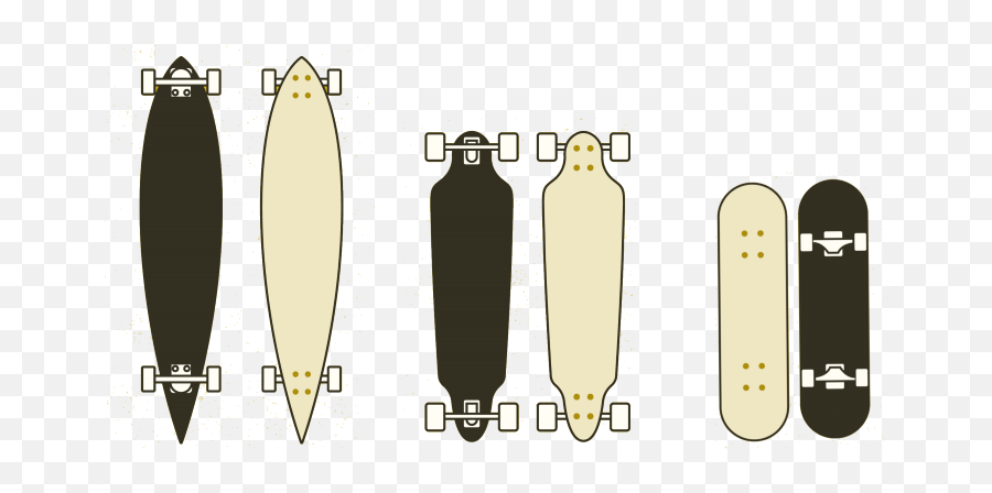 Skateboard Or Longboard Which Should You Choose For Your - Longboard Vs Skateboard Png,Skateboard Transparent