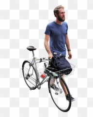 Bike In Copenhagen Png Image - Cyclist