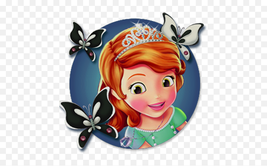 Sofia The First Picture Frames Image - Princess Sofia With Butterflies Png,Sofia The First Png