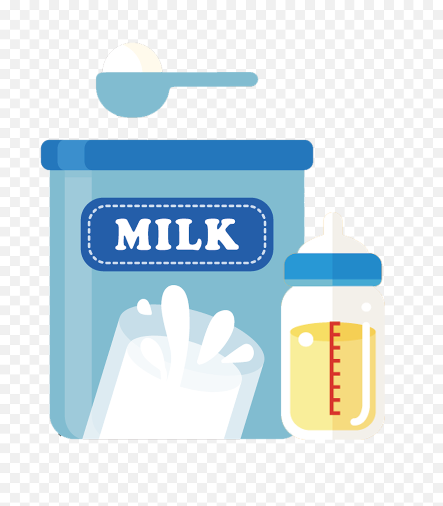 Download Formula Milk Clipart Hd Png - Powdered Milk Can Vector,Milk