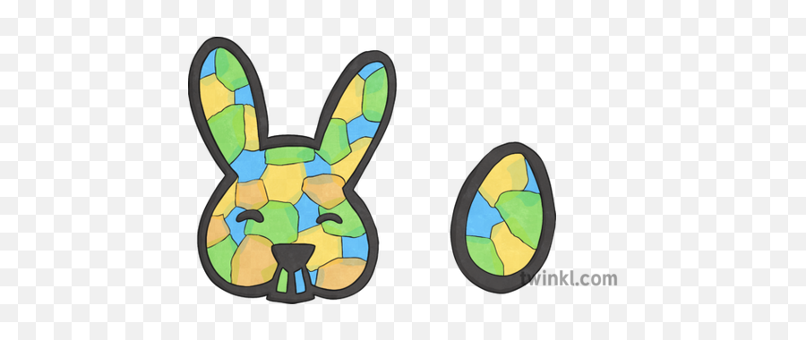 Tissue Easter Stained Glass - Clip Art Png,Stained Glass Png