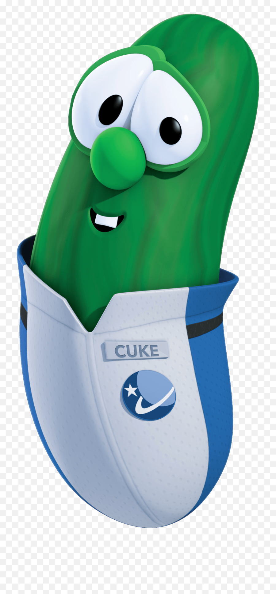 Larry The Cucumber As Cuke Transparent Png - Stickpng Veggietales Veggies In Space The Fennel Frontier,Cucumber Transparent