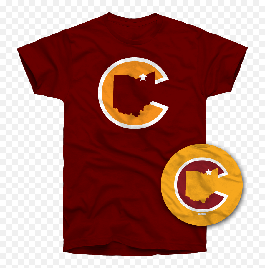 Cavs C Logo Tee Sold By Team Cle - Camiseta Fender Stratocaster Png,Cavaliers Logo Png