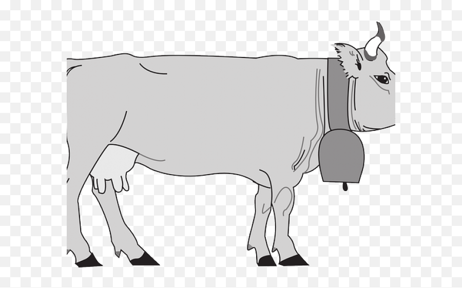 Cattle Png - Cattle Clipart Cow Bell Side View Of Cow Cattle,Cow Clipart Png