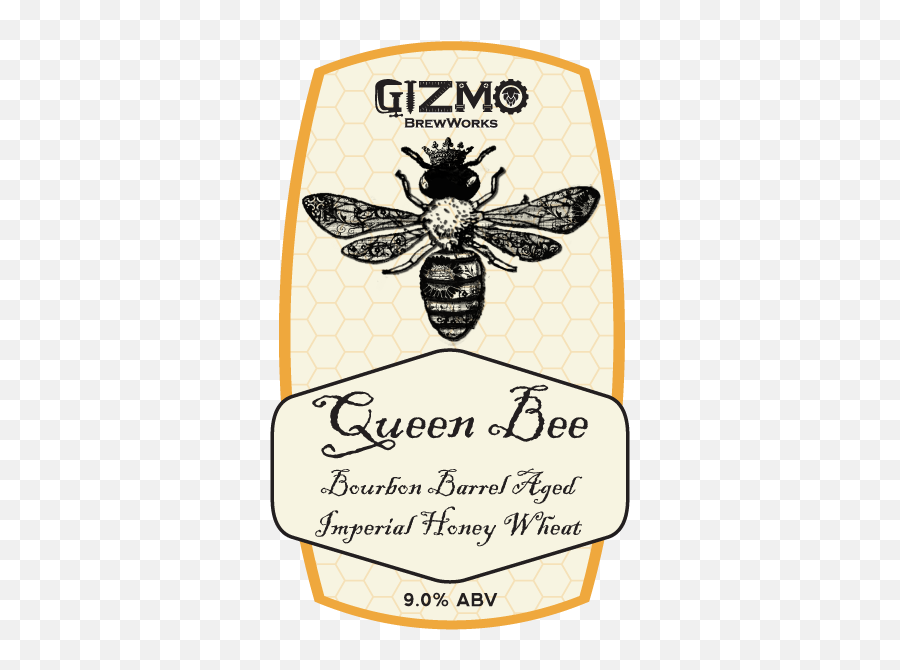 Queen Bee Bourbon Barrel Aged Imperial Honey Wheat - Gizmo Gizmo Queen Bee Png,Queen Bee Png