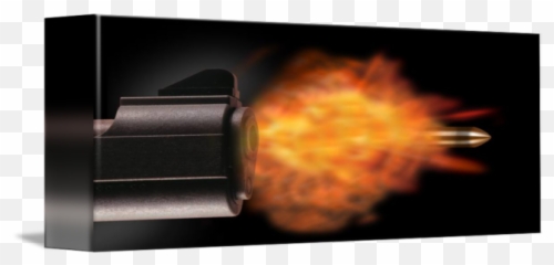 Closeup Of A Gun Firing Bullet By Panoramic Images - Gun Barrel png
